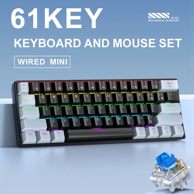 K61 Mechanical Keyboard 60%
