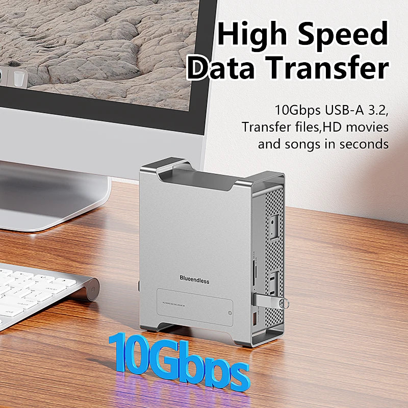 Mac Mini M4 SSD Docking Hub