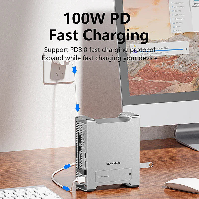 Mac Mini M4 SSD Docking Hub